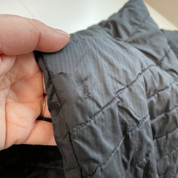 Icebreaker MerinoLoft Wool Quilted Full Zip Jacket Hooded Black Women's size XL - Picture 6 of 16